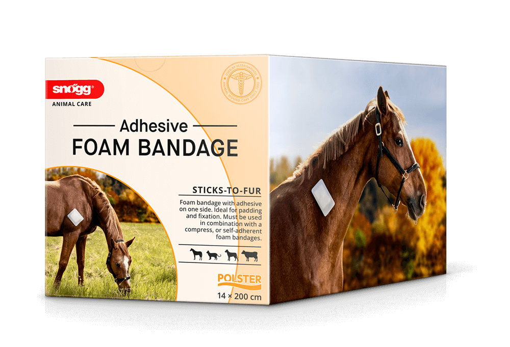 Snögg Animal Care Foam Bandage adhesive - 14cm breit - 2m lang