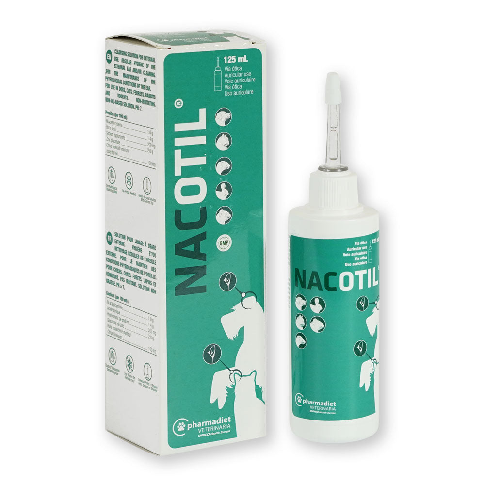 nacOTIL® – Sanfte Reinigung und Pflege für die Ohren deines Tieres
