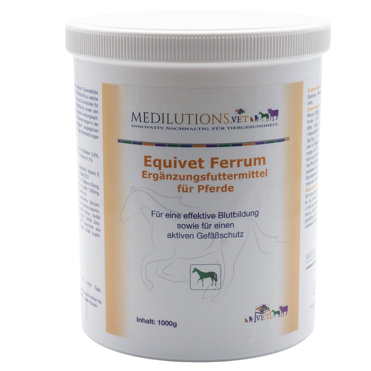 Equivet® Ferrum - Für die Blutbildung - 1000g