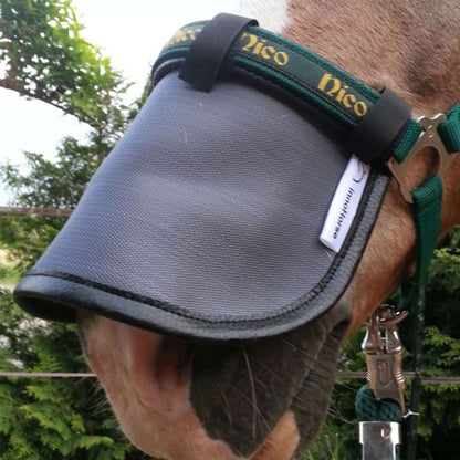 Sonnenschutz Pferd NOSE SCREEN – kurzer Nüsternschutz mit 77 % UV-Schutz - Größe M