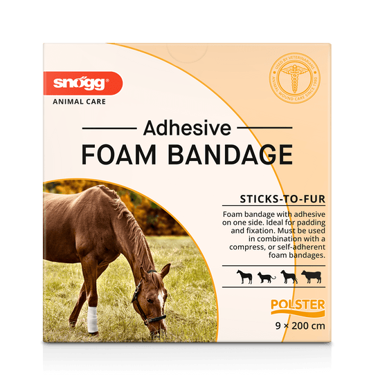 Snögg Animal Care Foam Bandage adhesive - 9cm breit - 2m lang