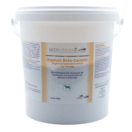 Equivet® Beta-Carotin - Für Zuchtpferde - 3000g