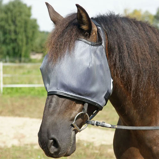 UV-Schutzmaske Pferd SUN BLOCK 77 % ohne Ohren - großes Warmblut