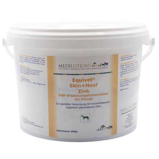 Equivet® Skin+Hoof Zink - bei Zinkmangel - 2000g